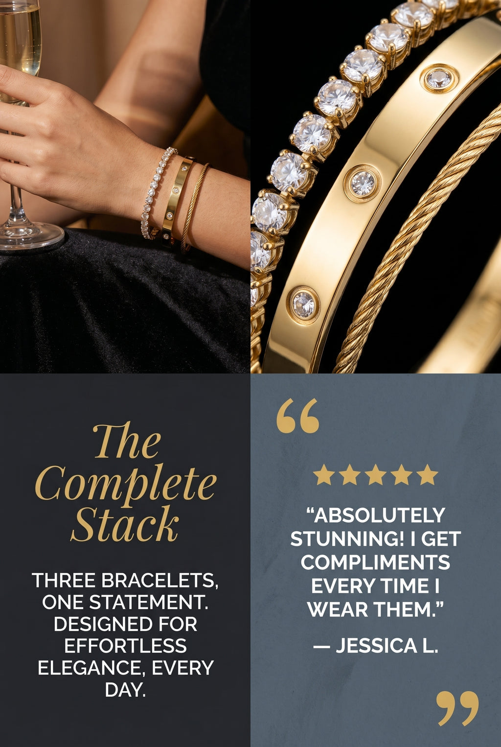 Bracelet 3 Piece Set