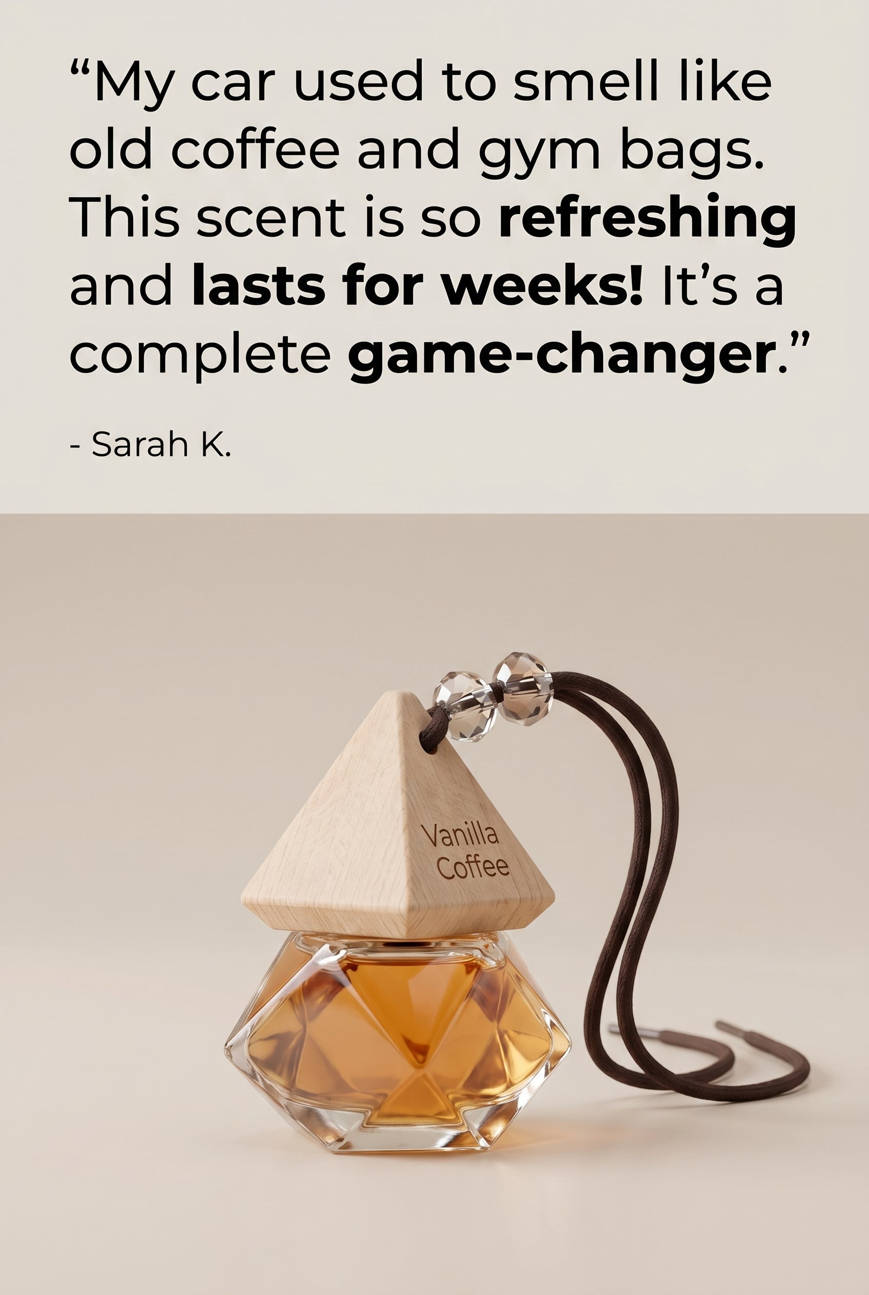 Oil Infused Car Freshener