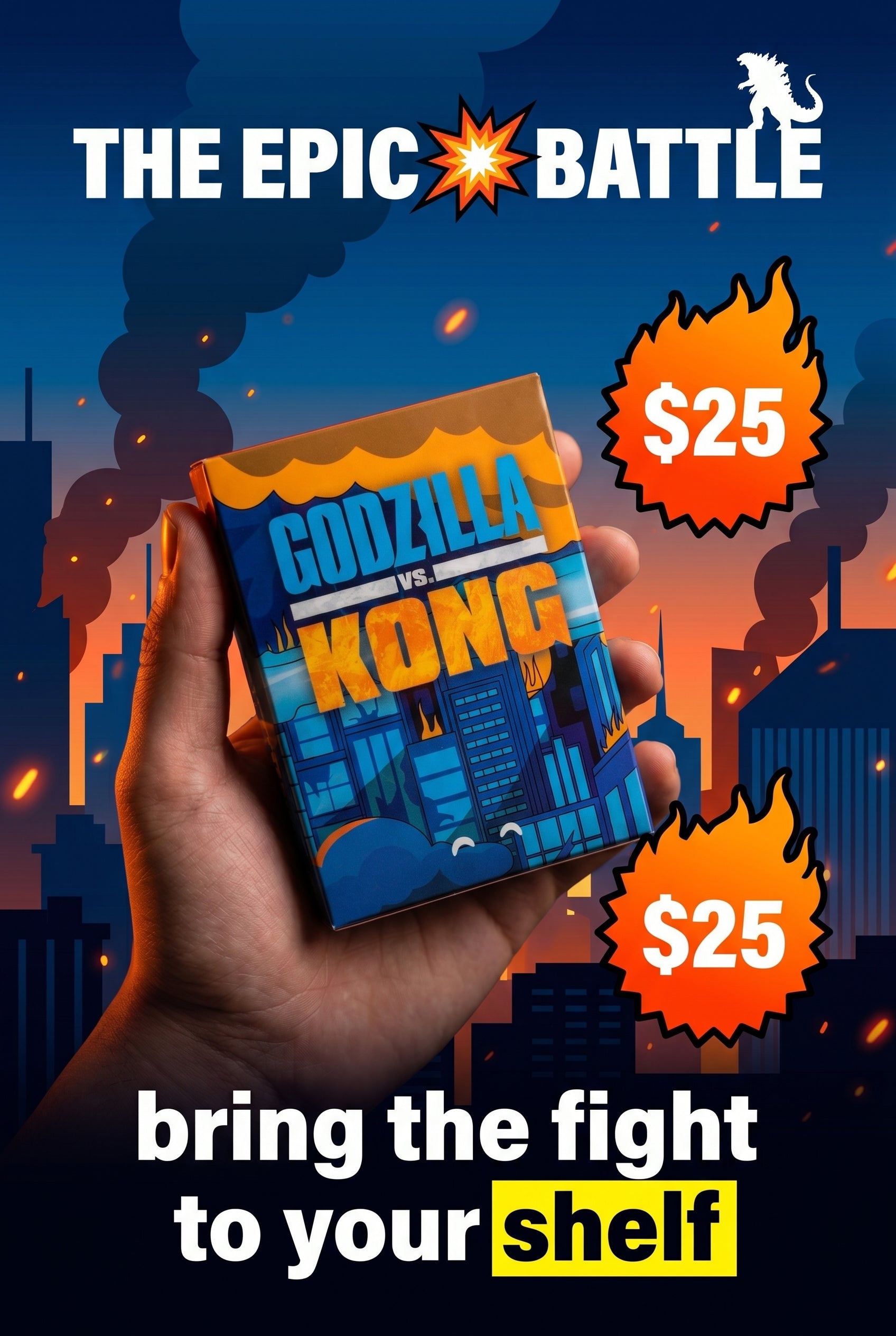 Godzilla vs Kong Vinyl Figure Collectible