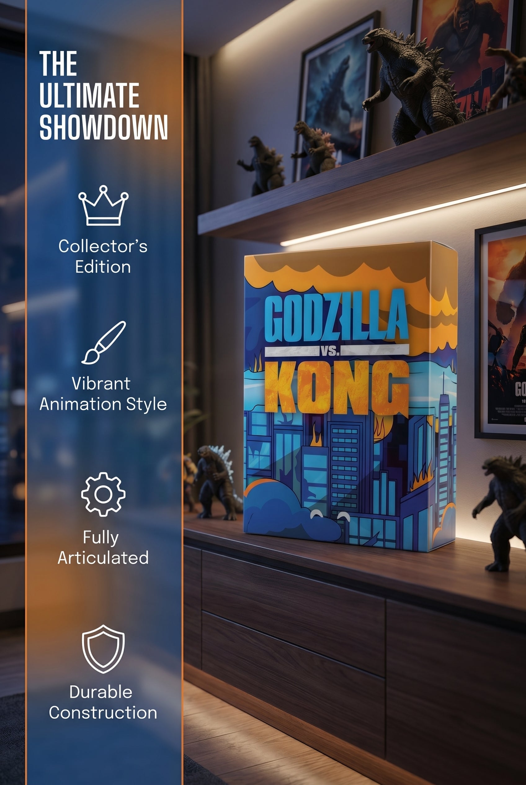 Godzilla vs Kong Vinyl Figure Collectible