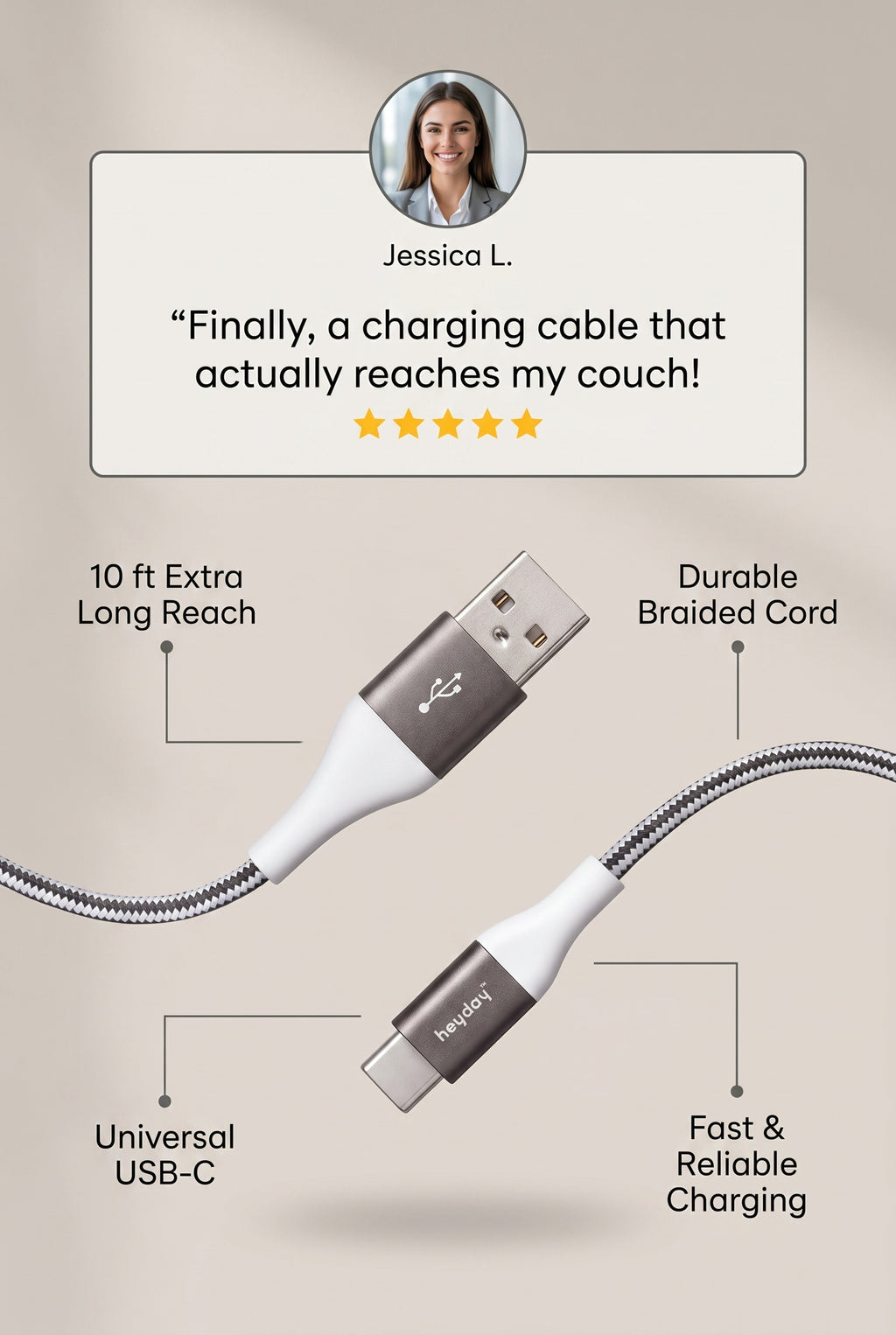 Charging cable (heyday)