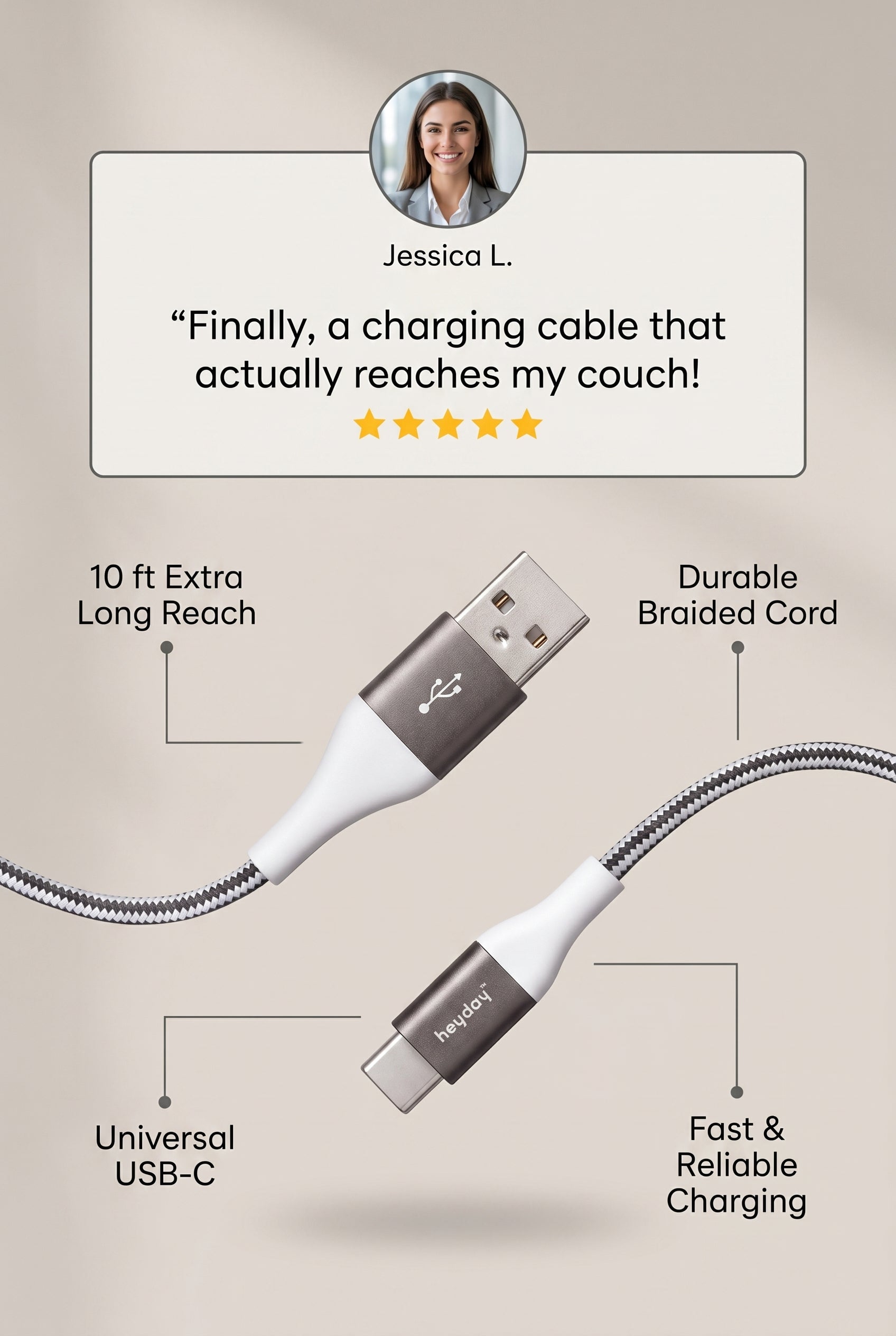 Charging cable (heyday)