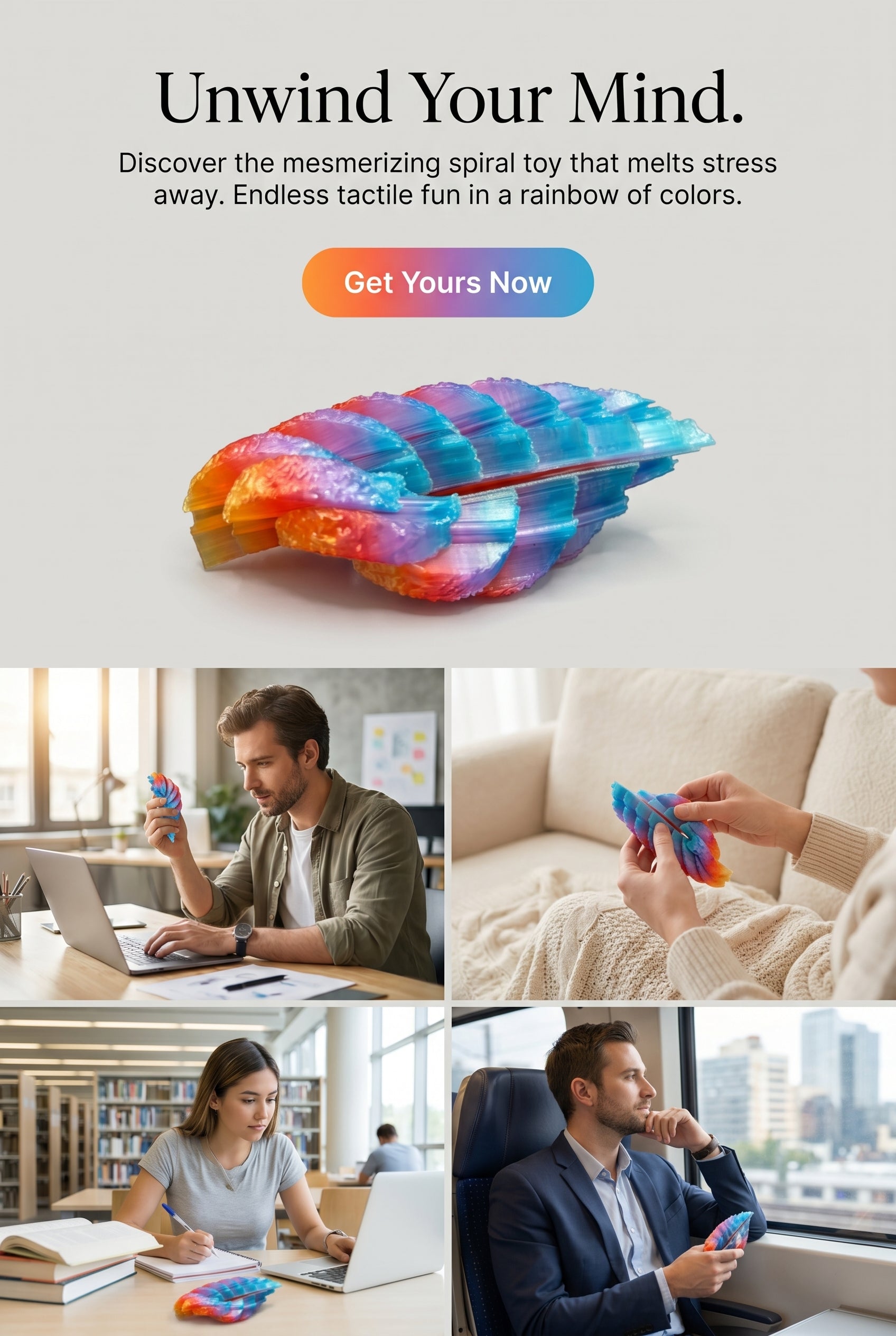 Spiral Fidget toy 3D print