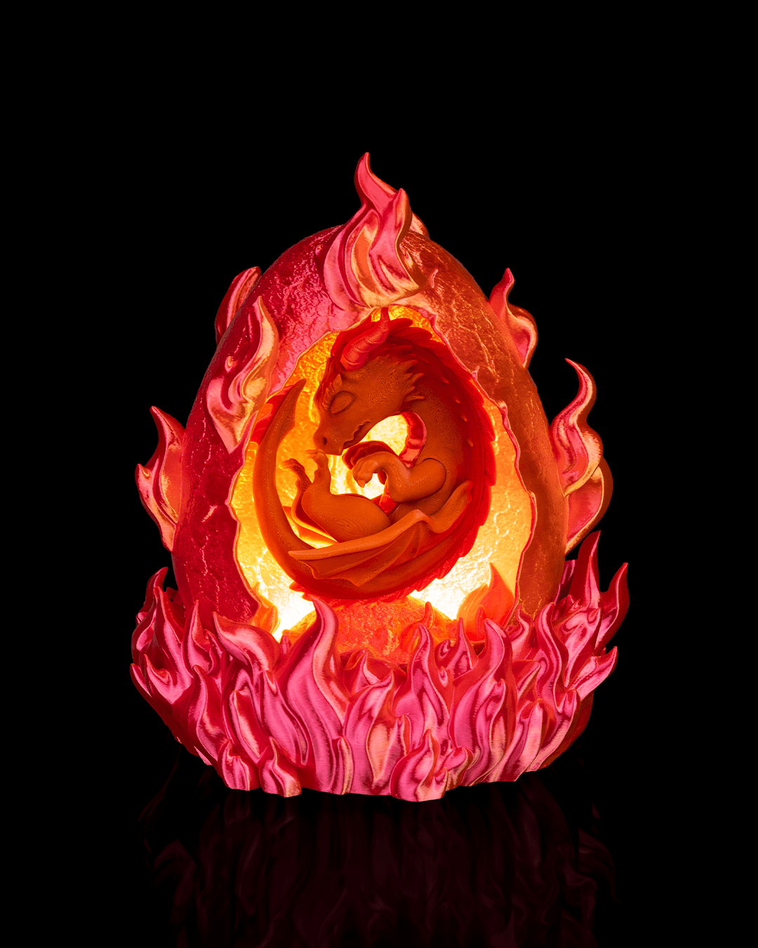 Mythical Dragon Lamp 3D print