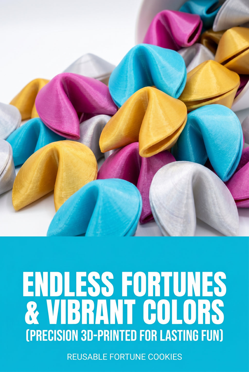 3D fortune cookies