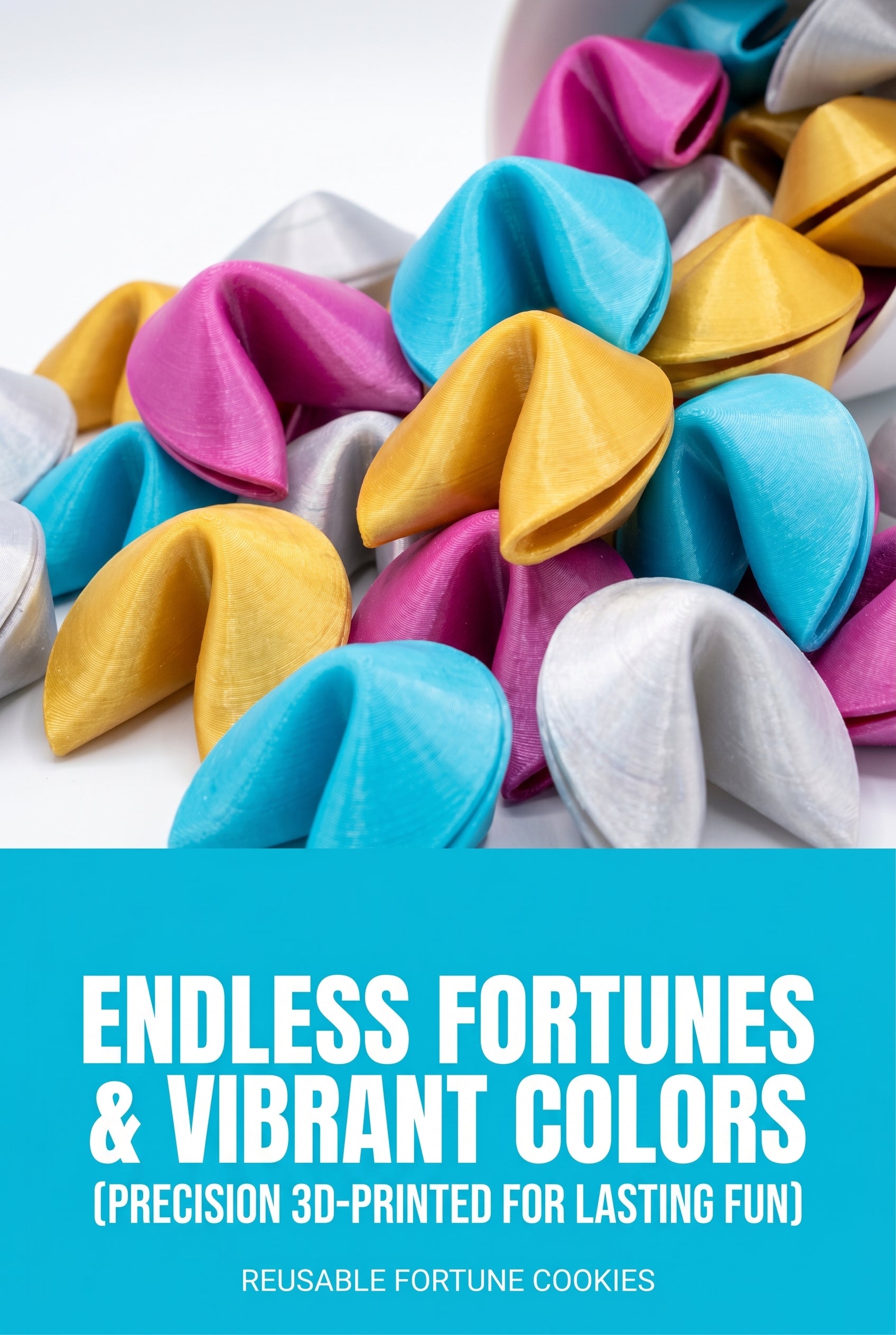 3D fortune cookies