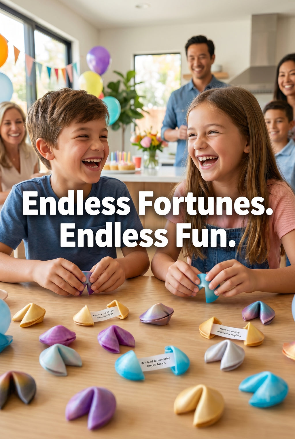 3D fortune cookies