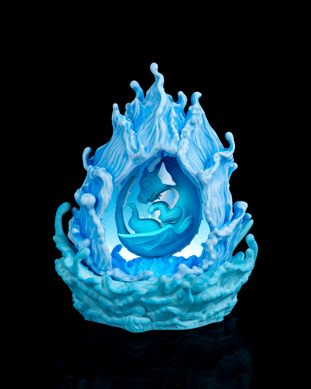 Mythical Dragon Lamp 3D print