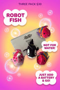 ZHU ZHU Robot Fish — Set of 3