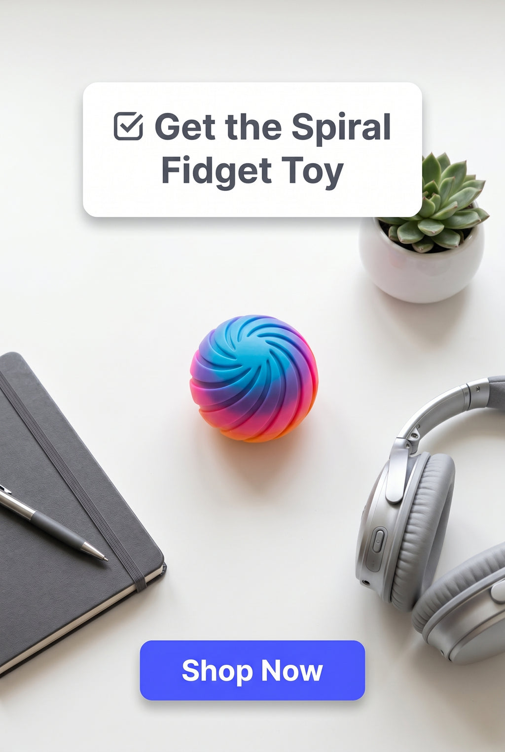 Spiral Fidget toy 3D print
