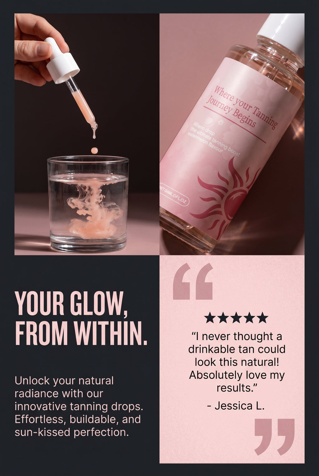 Milano Tanning Drops (watermelon flavor)