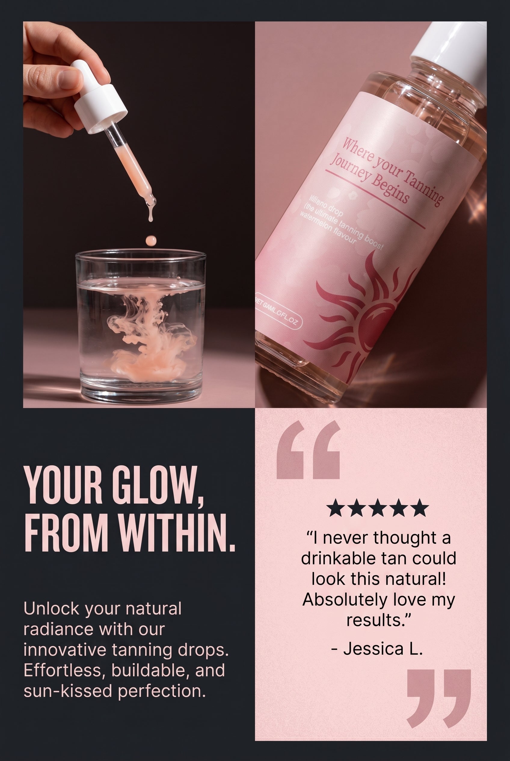 Milano Tanning Drops (watermelon flavor)